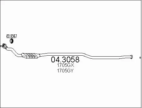 Catalytic Converter (04.3058)