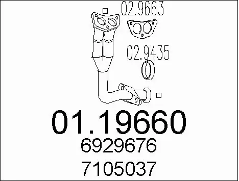 Exhaust Pipe (01.19660)