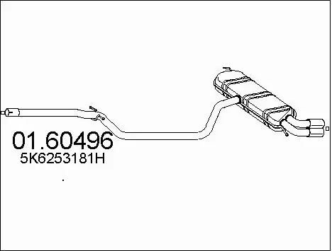 Rear Muffler (01.60496)