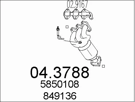 Catalytic Converter (04.3788)
