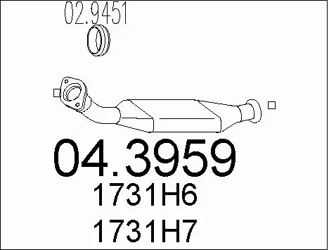 Catalytic Converter (04.3959)