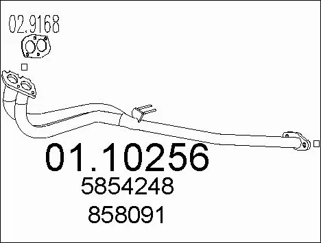 Exhaust Pipe (01.10256)