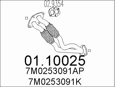 Exhaust Pipe (01.10025)