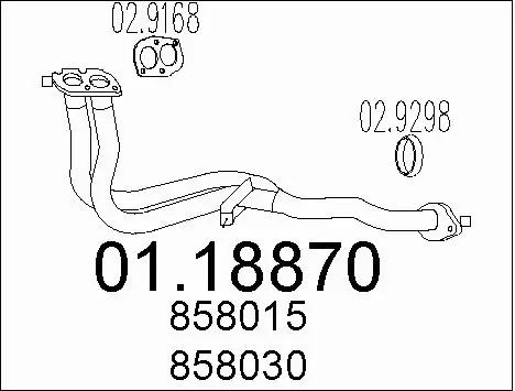 Exhaust Pipe (01.18870)