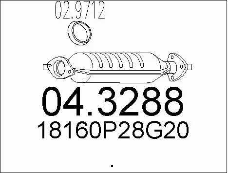 Catalytic Converter (04.3288)