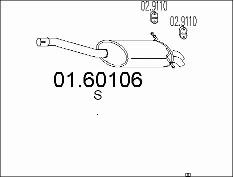 Rear Muffler (01.60106)