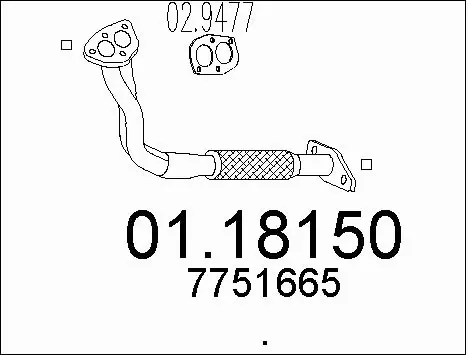 Exhaust Pipe (01.18150)