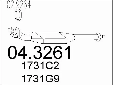 Catalytic Converter (04.3261)