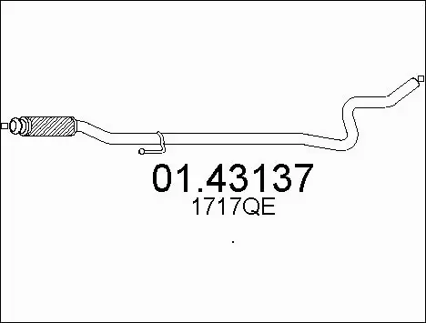 Exhaust Pipe (01.43137)