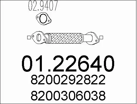 Exhaust Pipe (01.22640)