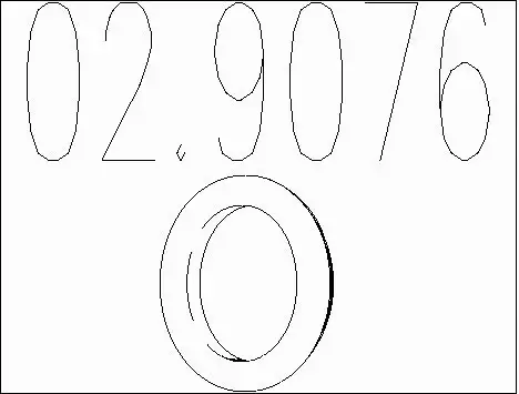 Rubber Buffer, muffler (02.9076)