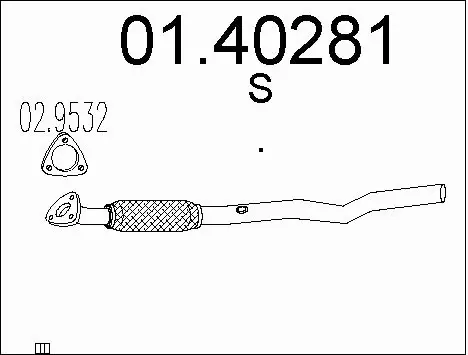 Exhaust Pipe (01.40281)