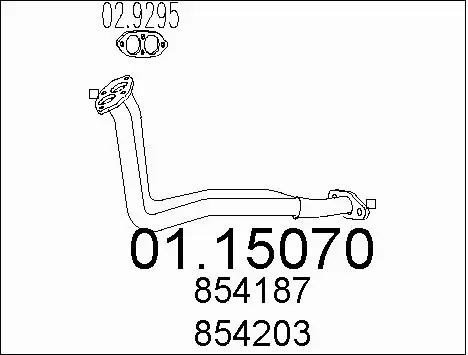 Exhaust Pipe (01.15070)