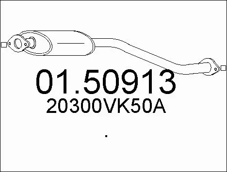 Centre Muffler (01.50913)