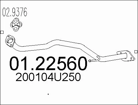 Exhaust Pipe (01.22560)