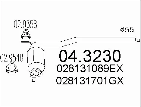 Catalytic Converter (04.3230)
