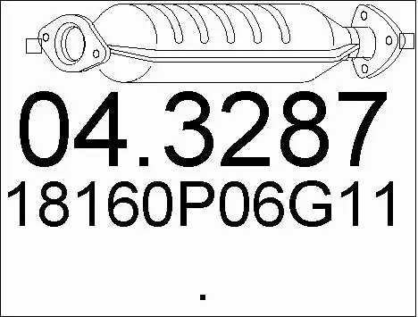 Catalytic Converter (04.3287)
