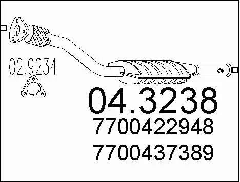 Catalytic Converter (04.3238)