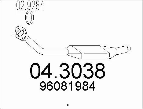 Catalytic Converter (04.3038)