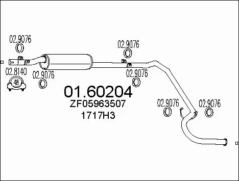 Rear Muffler (01.60204)