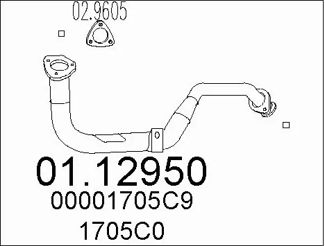 Exhaust Pipe (01.12950)