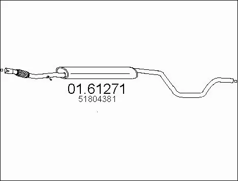 Rear Muffler (01.61271)