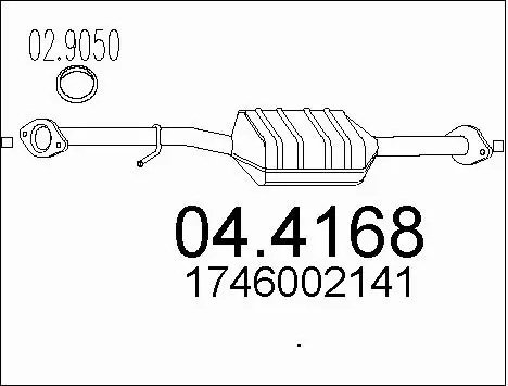 Catalytic Converter (04.4168)