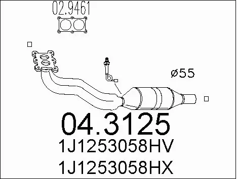 Catalytic Converter (04.3125)