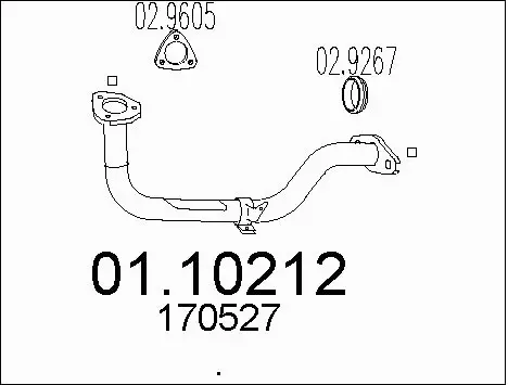 Exhaust Pipe (01.10212)