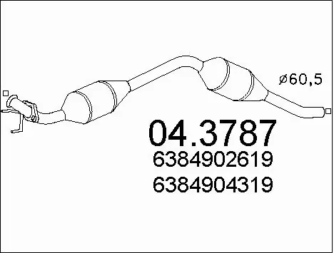 Catalytic Converter (04.3787)