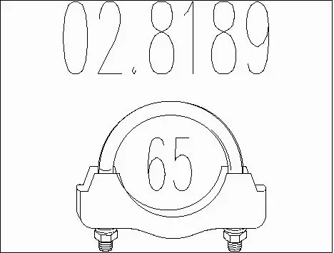 Pipe Connector, exhaust system (02.8189)