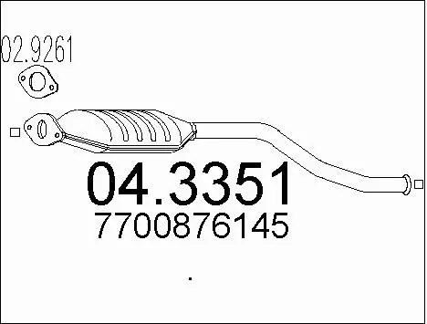 Catalytic Converter (04.3351)