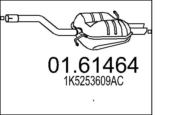 Rear Muffler (01.61464)