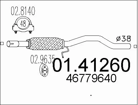 Exhaust Pipe (01.41260)
