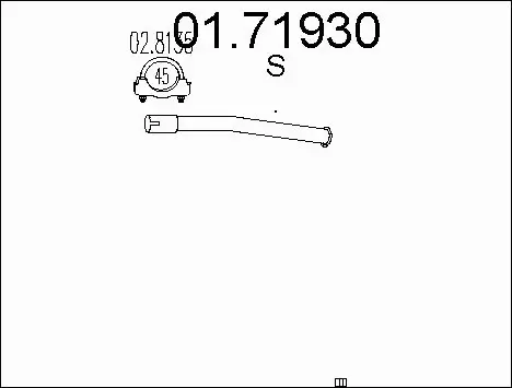 Exhaust Pipe (01.71930)