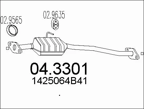 Catalytic Converter (04.3301)