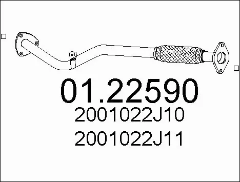 Exhaust Pipe (01.22590)