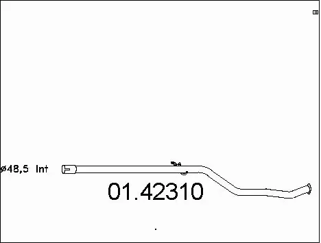 Exhaust Pipe (01.42310)