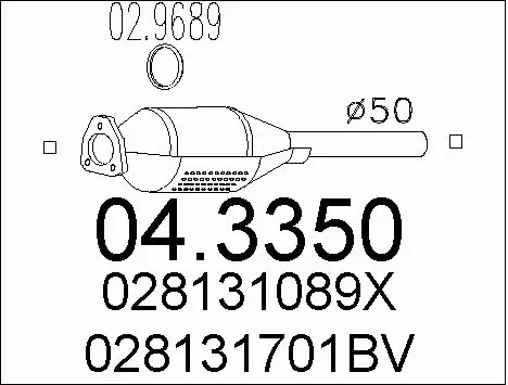 Catalytic Converter (04.3350)