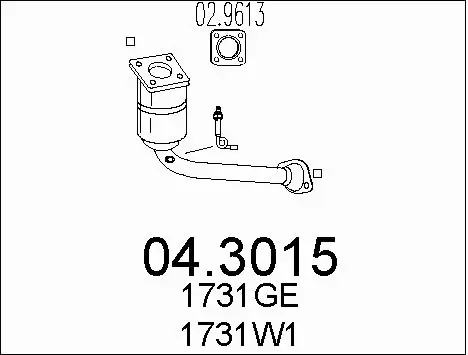 Catalytic Converter (04.3015)