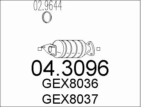 Catalytic Converter (04.3096)