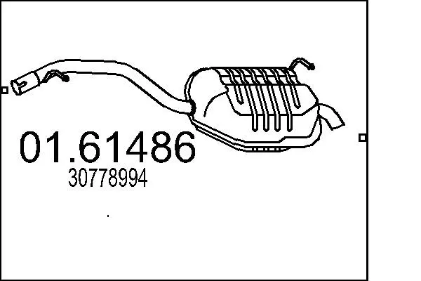 Rear Muffler (01.61484)