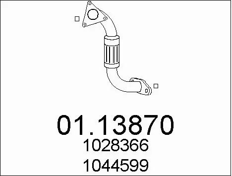Exhaust Pipe (01.13870)