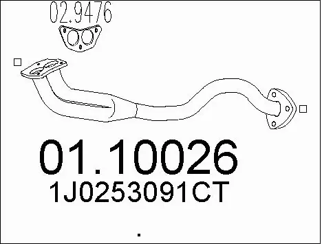 Exhaust Pipe (01.10026)