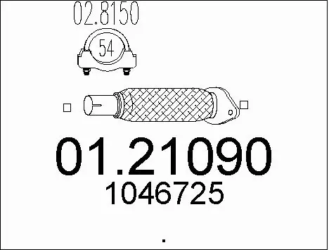 Exhaust Pipe (01.21090)