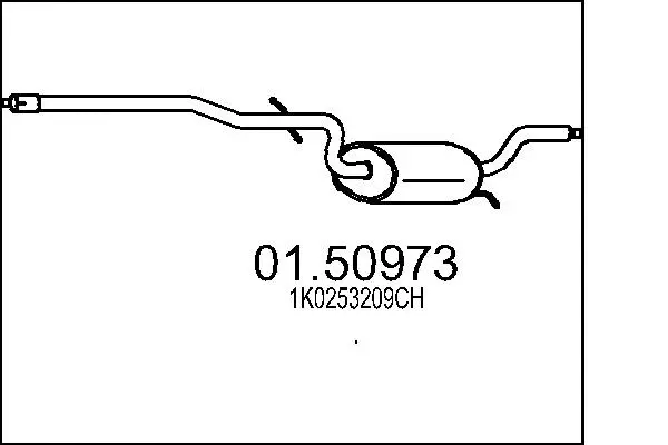 Centre Muffler (01.50973)