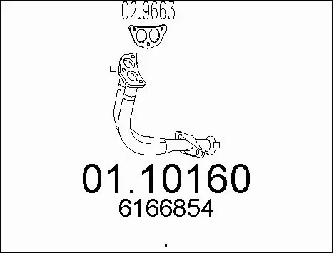 Exhaust Pipe (01.10160)