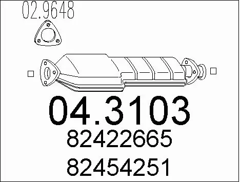 Catalytic Converter (04.3103)