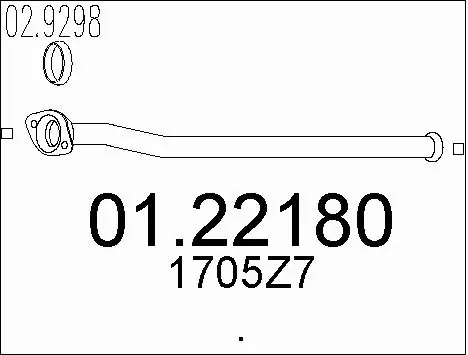 Exhaust Pipe (01.22180)
