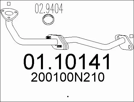 Exhaust Pipe (01.10141)